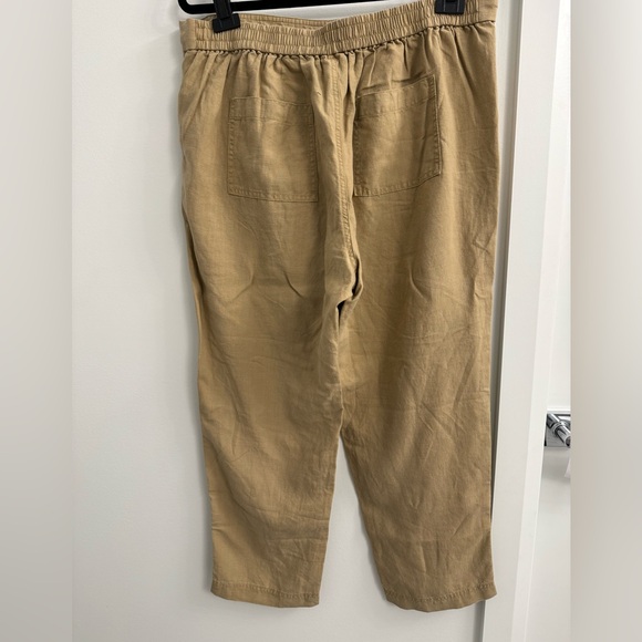 JCREW - Tie Waist Linen Pant size large. Like new! - Picture 6 of 8